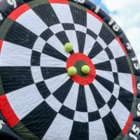 Set Up Giant Inflatable Dart Board 1