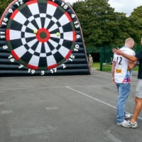 Set Up Giant Inflatable Dart Board 2