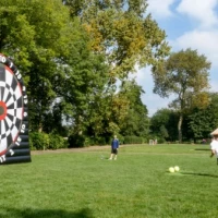 Set Up Giant Inflatable Dart Board 3