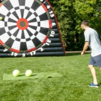 Set Up Giant Inflatable Dart Board 5