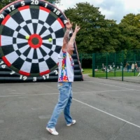 Deflate Inflatable Football Darts 7